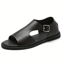Men's Buckle Strap Slide Sandals Casual Walking Shoes