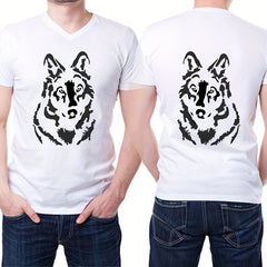 Wolf Pattern Stencil For DIY Painting On Fabric Car Boards Craft Projects