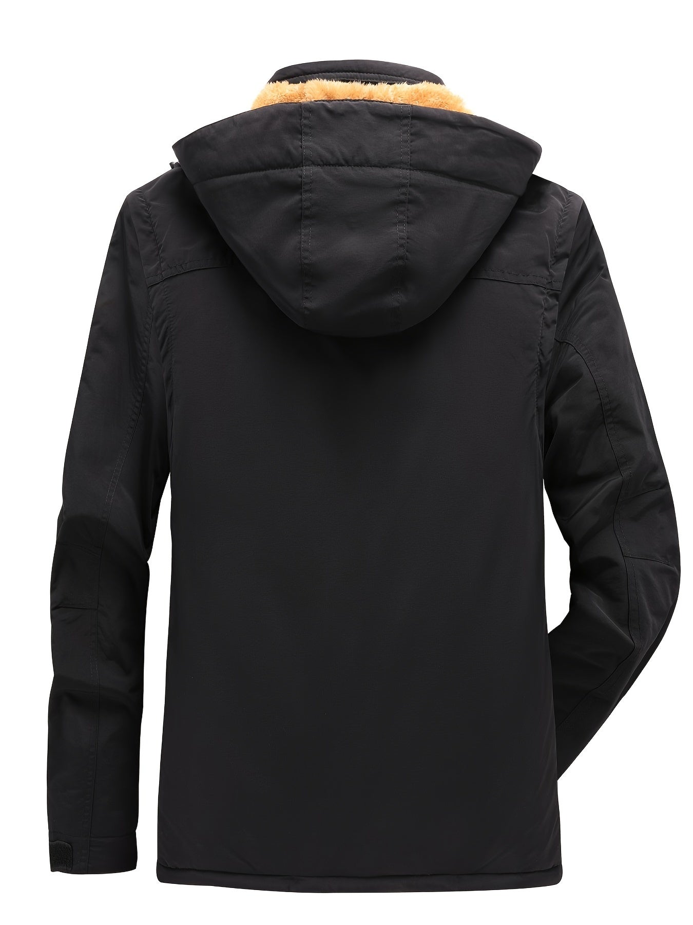 Men's Windproof Waterproof Cargo Jacket Warm Coats Fleece Lined Military Jackets