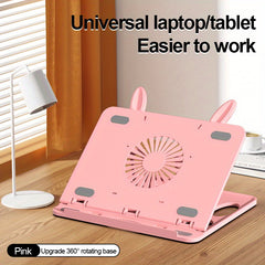 Portable Foldable Laptop Stand - Adjustable Holder for 43 18cm PC