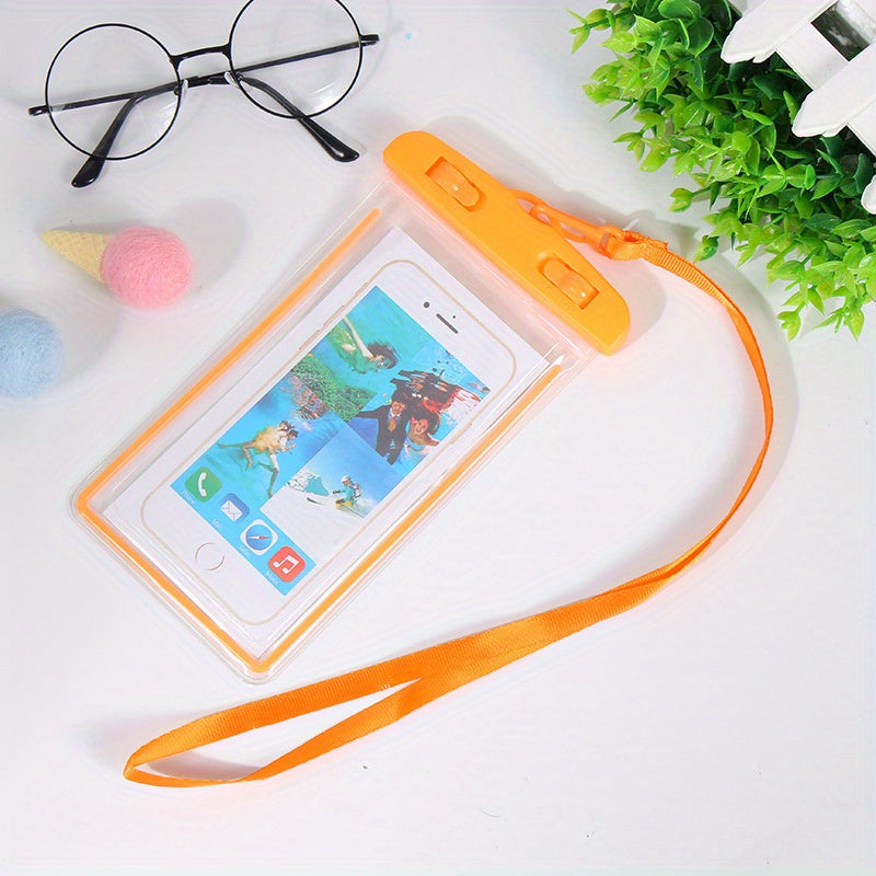 Waterproof Phone Pouch for Water Sports - Transparent PVC Sealed Case