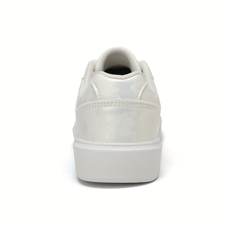 Women's Lace-up Skate Shoes Platform Sporty Casual Sneakers
