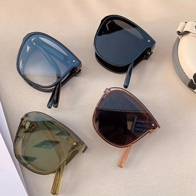 Foldable Sunglasses UV400 Casual Anti Glare Glasses