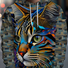 Men's 3D Print Hoodie Graphic Pullover for Autumn Winter