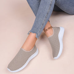 Women's Breathable Mesh Slip On Shoes - Lightweight