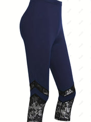 Women's Lace Elastic Skinny Leggings