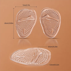 2pcs Silicone Metatarsal Pads Heel Inserts Women Pain Relief