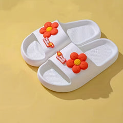 JIAGEYA Flower Slippers For Boys Lightweight Indoor Slippers