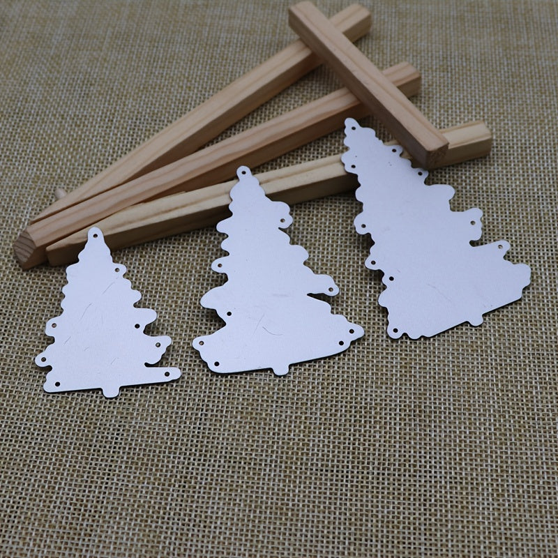 3pcs Tree Frame Metal Cutting Dies - Christmas Gift