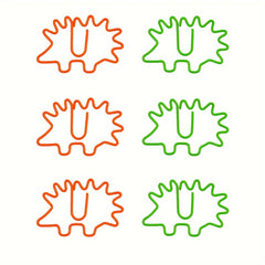 Hedgehog Paper Clips Funny Office Supplies School