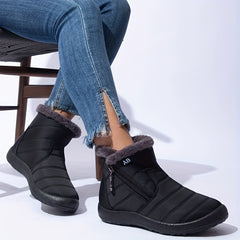 Women's Plush Lined Snow Boots Waterproof Winter Warm Boots