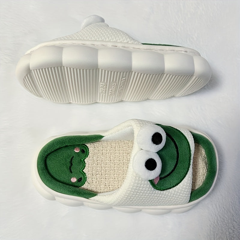 Kids Cartoon Slippers Non Slip Lightweight Open Toe Slippers for Indoor Home
