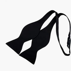 Men's Silk Solid Bow Tie For Wedding