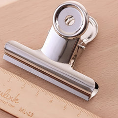 6pcs 65mm Metal Hinge Clip Multifunctional Binder Clip Paper Clip Folder