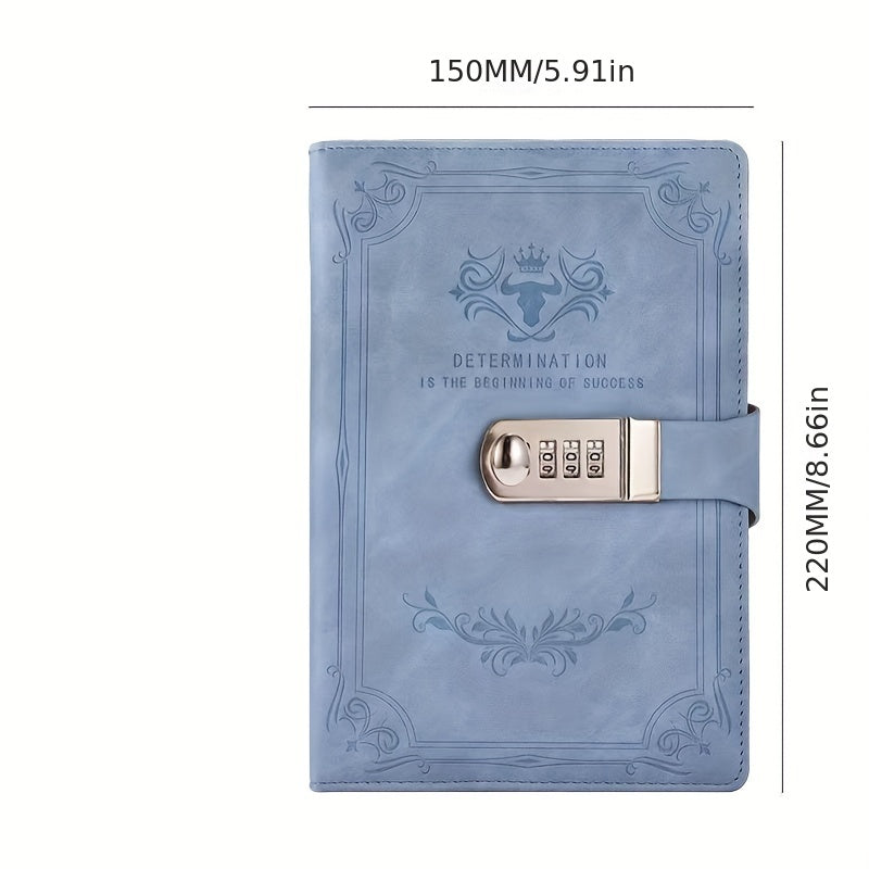 Secure Password Book Lock Journal Notebook Stationery