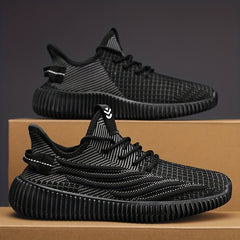 Men's Lace up Athletic Sneakers Lightweight Breathable Walking Shoes