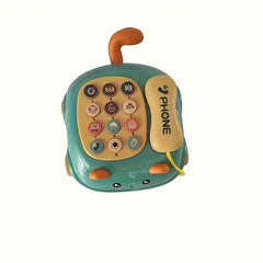 Cat Car Phone Toy with Music & Lights for Toddlers