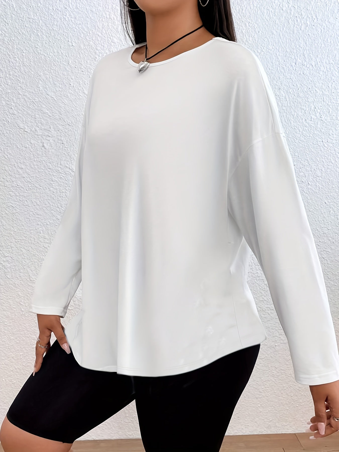 V Neck Long Sleeve Loungewear Top