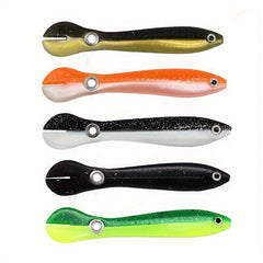 5pcs Bionic Fishing Lure Soft Lure Freshwater Saltwater Tackle
