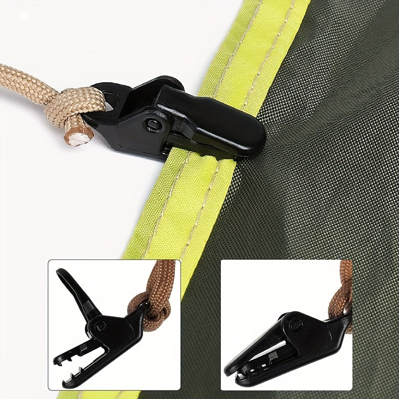 8pcs Camping Tent Awning Clamp Tarpaulin Canopy Clamp