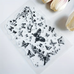 Butterfly Flower Cartoon Stamp for Card Making DIY Scrapbook