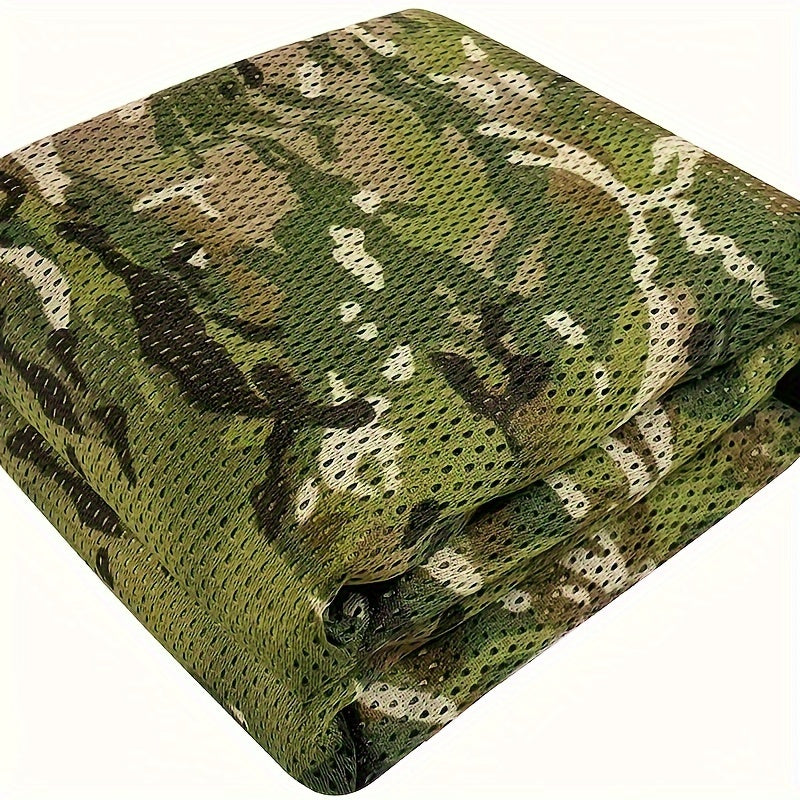 Camouflage Burlap Cradle Mesh Fabric for Field Blinds Camping