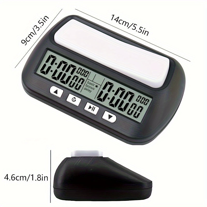 Professional Digital Chess Game Timer Count Up Down Timer Board Game Stopwatch
