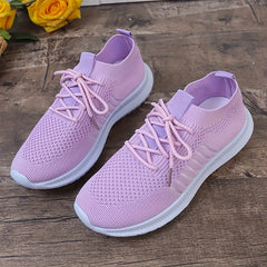 Soft Thick Bottom Mesh Breathable Running Shoes Non Slip
