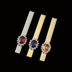 Zircon Tie Clip Business Accessories for Men