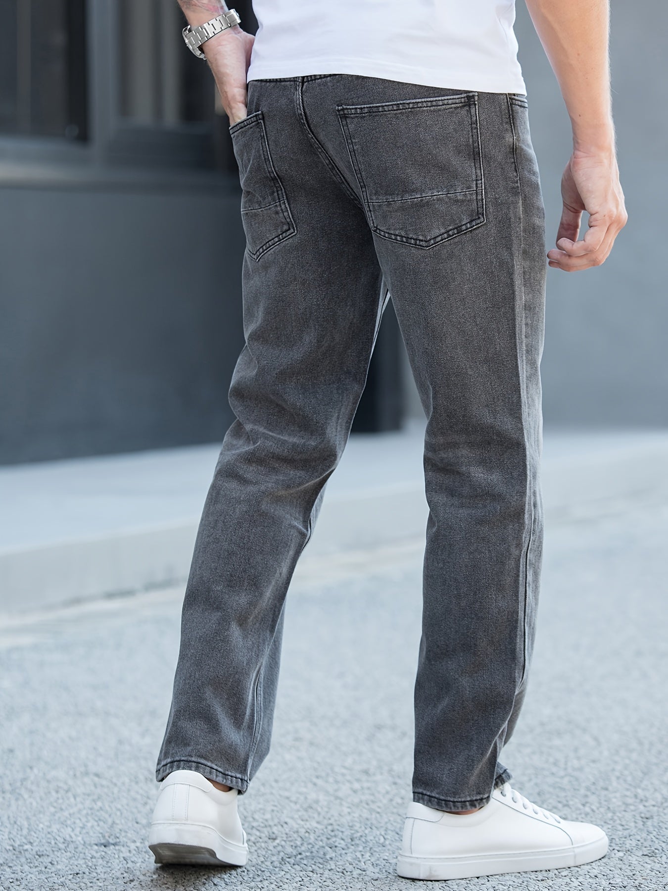 Men's Large Size Straight Jeans