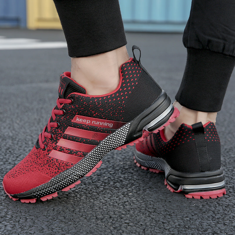 Men Women Running Shoes Breathable Lightweight Outdoor Casual Walking Sneakers
