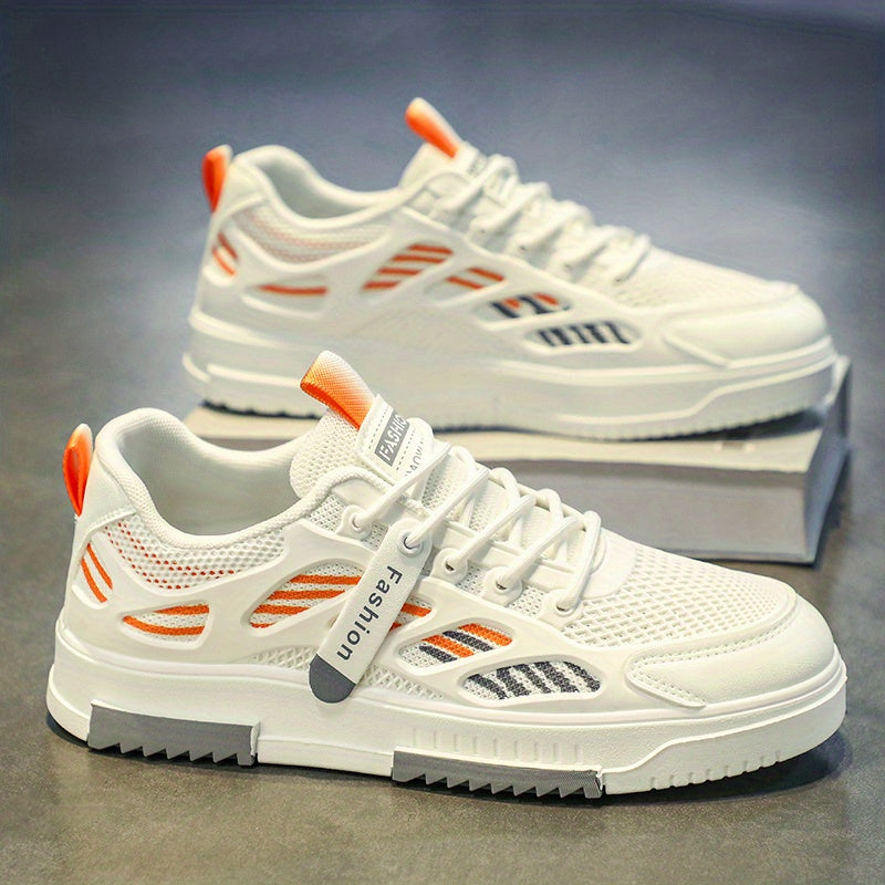 Men's Traction Skate Shoes Breathable Lace-Up Sneakers