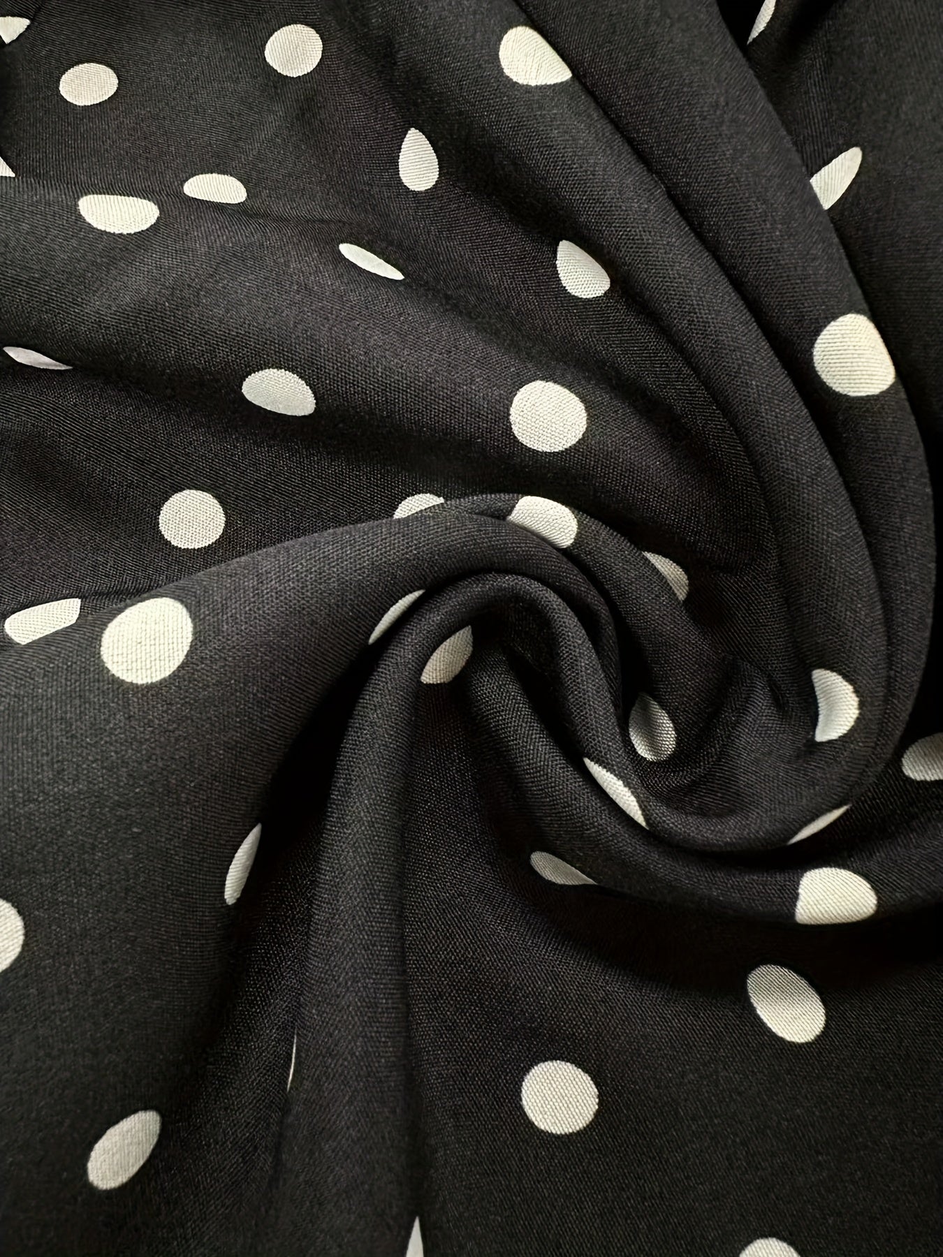 Polka Dot Ruched Shorts Women's Clothing