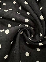 Polka Dot Ruched Shorts Women's Clothing