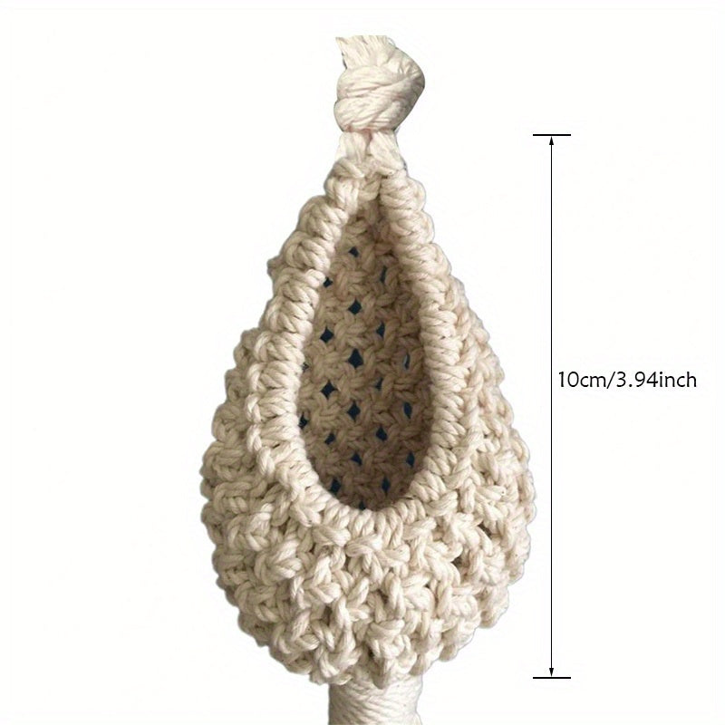 Hand Woven Nordic Tapestry Flower Pot - Bohemian Beauty for Your Home
