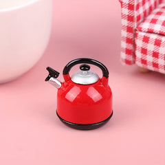 1:12 Dollhouse Pot Belly Kettle Toy Accessory