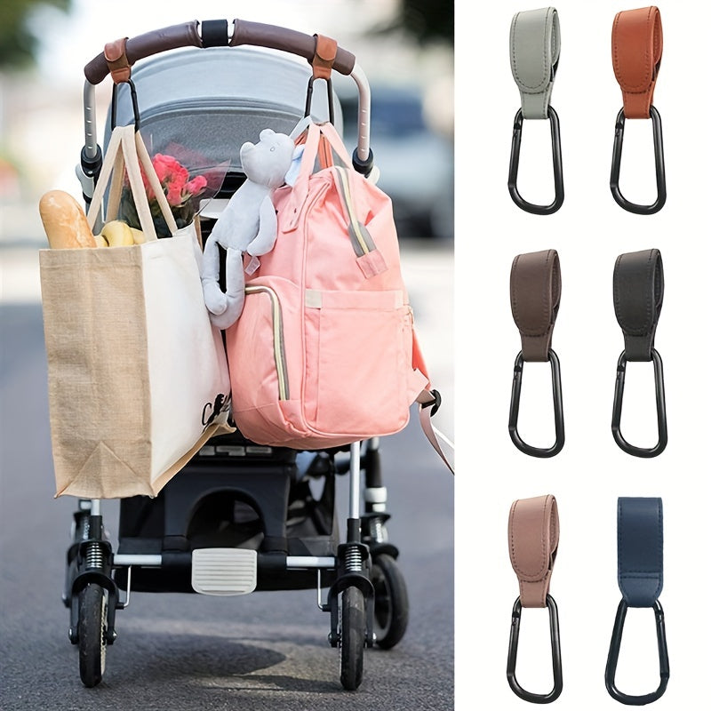 PU Leather Stroller Hook for Kids' Seats & Accessories