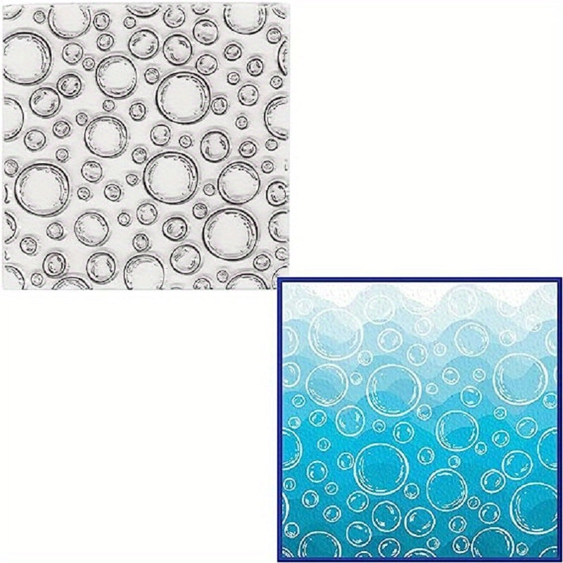 Circle Air Bubbles Rubber Stamps for Card Making and Journaling