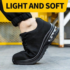 Men's Steel Toe Work Safety Shoes Non Slip