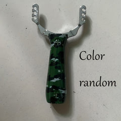 Camo Handle Slingshot with Rubber Band for Practice