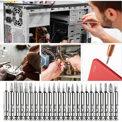 Professional 25-in-1 Precision Screwdriver Set for Electronics Repair