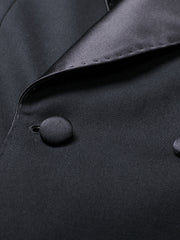 Men's Shining Lapel Tuxedo Jacket for Wedding Banquet