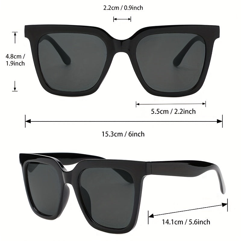 Square Sunglasses Unisex Anti Glare UV400
