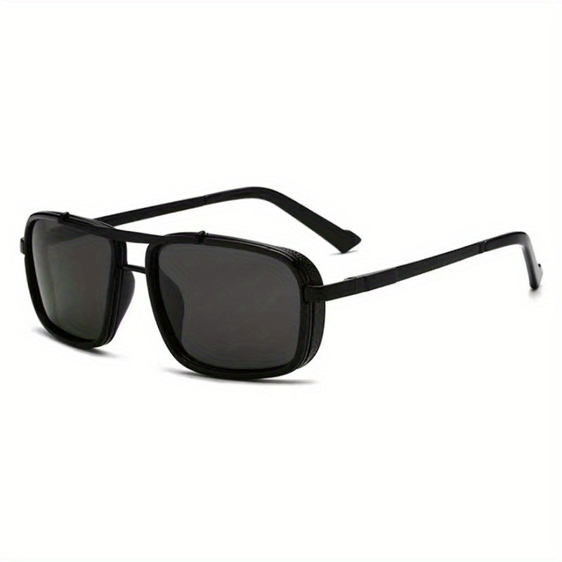 Men's Retro Steampunk Sunglasses Polarized UV400 Protective
