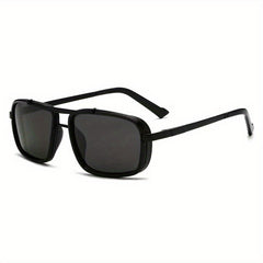 Men's Retro Steampunk Sunglasses Polarized UV400 Protective