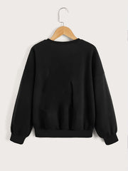 Girls' Halloween Sweatshirt Long Sleeve Pullover