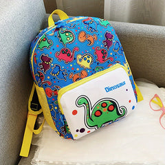 Unicorn Dinosaur Print Backpack for Kids