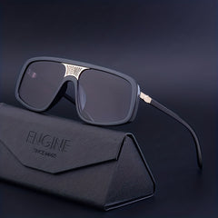 Men's Steampunk Style Sunglasses Retro One piece Glasses