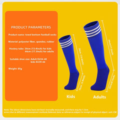 Outdoor Non-slip Football Socks for Kids & Adults