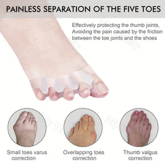 Silicone Toe Separator Gel Bunion Corrector Spreader